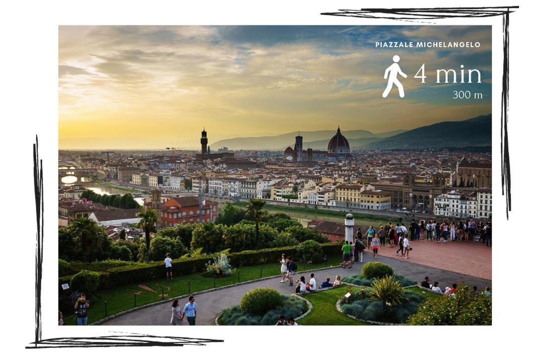 Apartmán Elegante Casa Ai Piedi Di Piazzale Michelangelo Florencie Exteriér fotografie